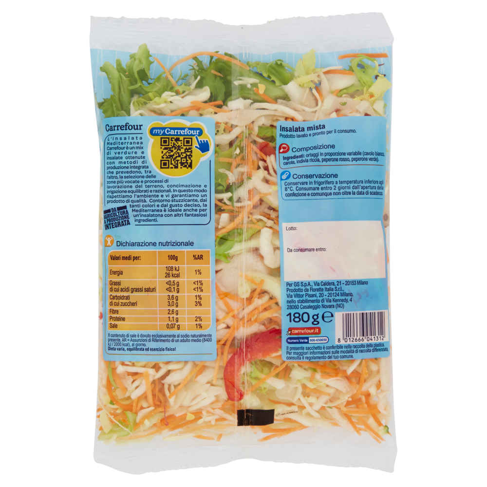 Carrefour Insalata Mediterranea 180 g