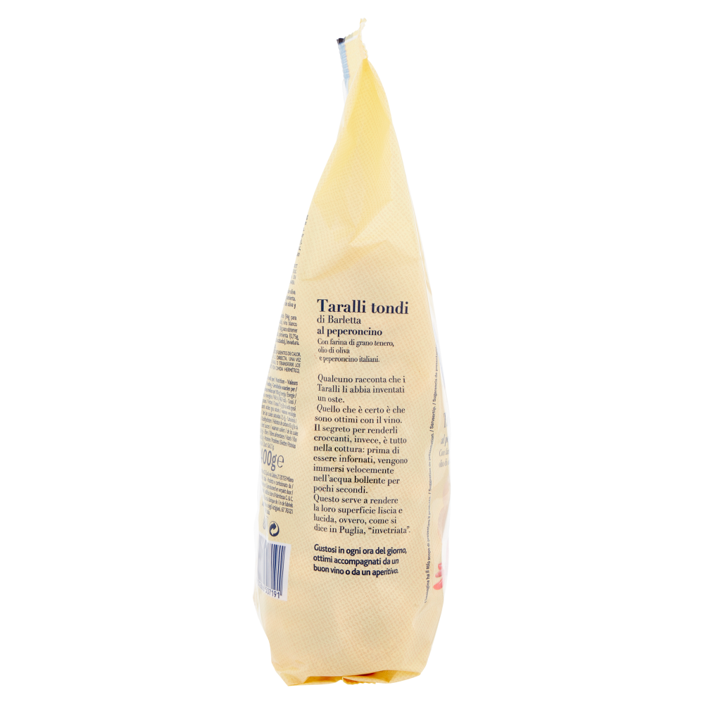 Terre d'Italia Taralli tondi di Barletta al peperoncino 400 g