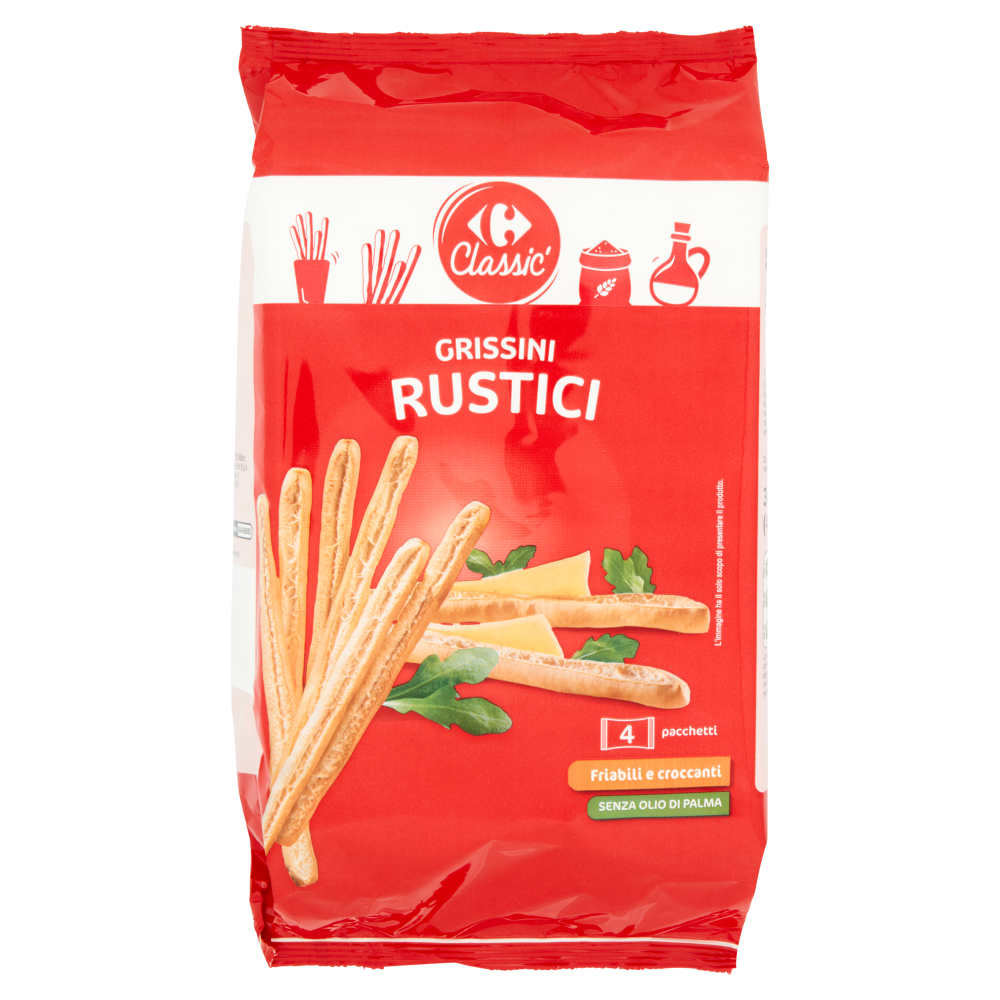 Carrefour Classic Grissini Rustici 4 x 75 g