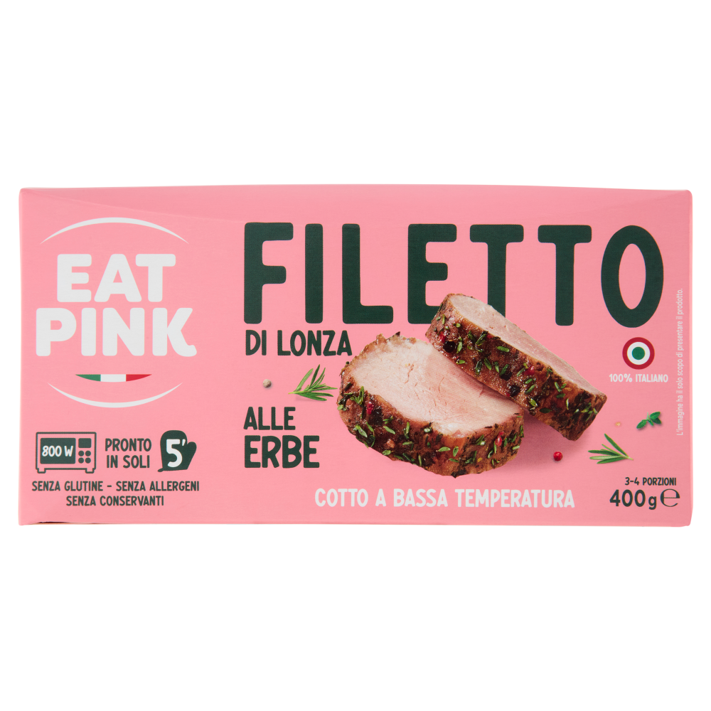 Eat Pink Filetto di Lonza alle Erbe 400 g