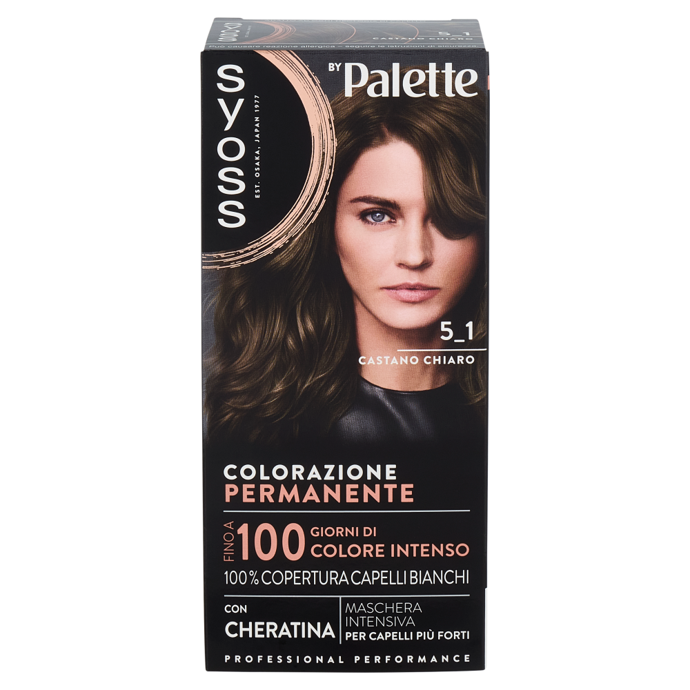 Syoss By Palette Colorazione Permanente 5_1 Castano Chiaro