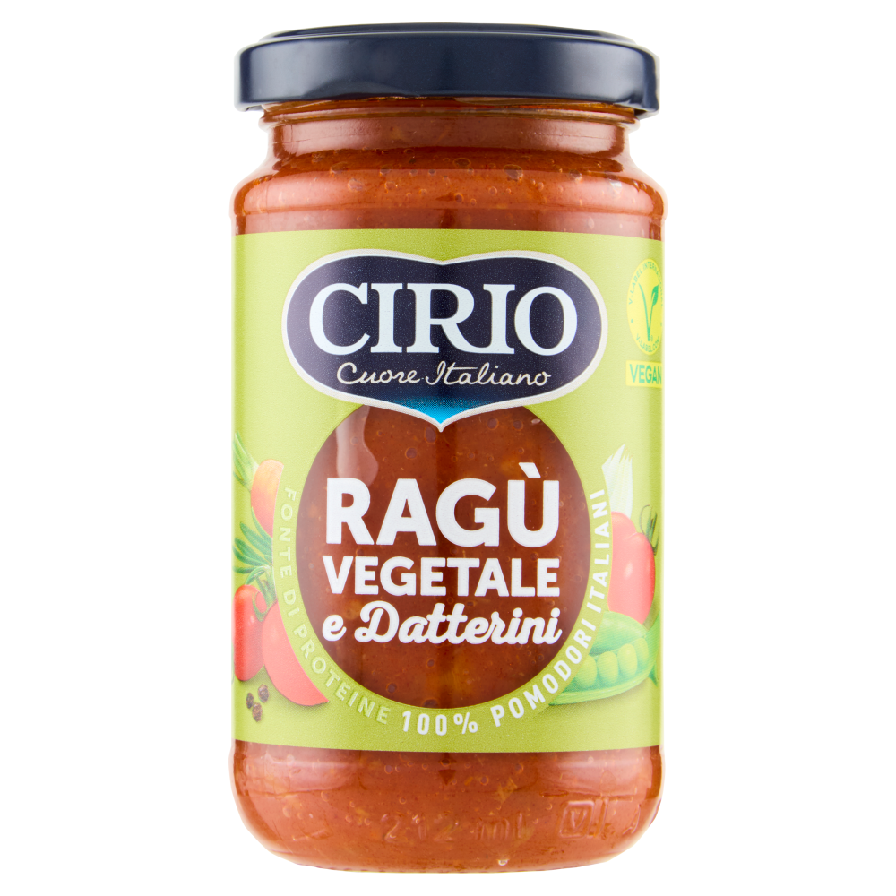 Cirio Rag&ugrave; Vegetale e Datterini 190 g