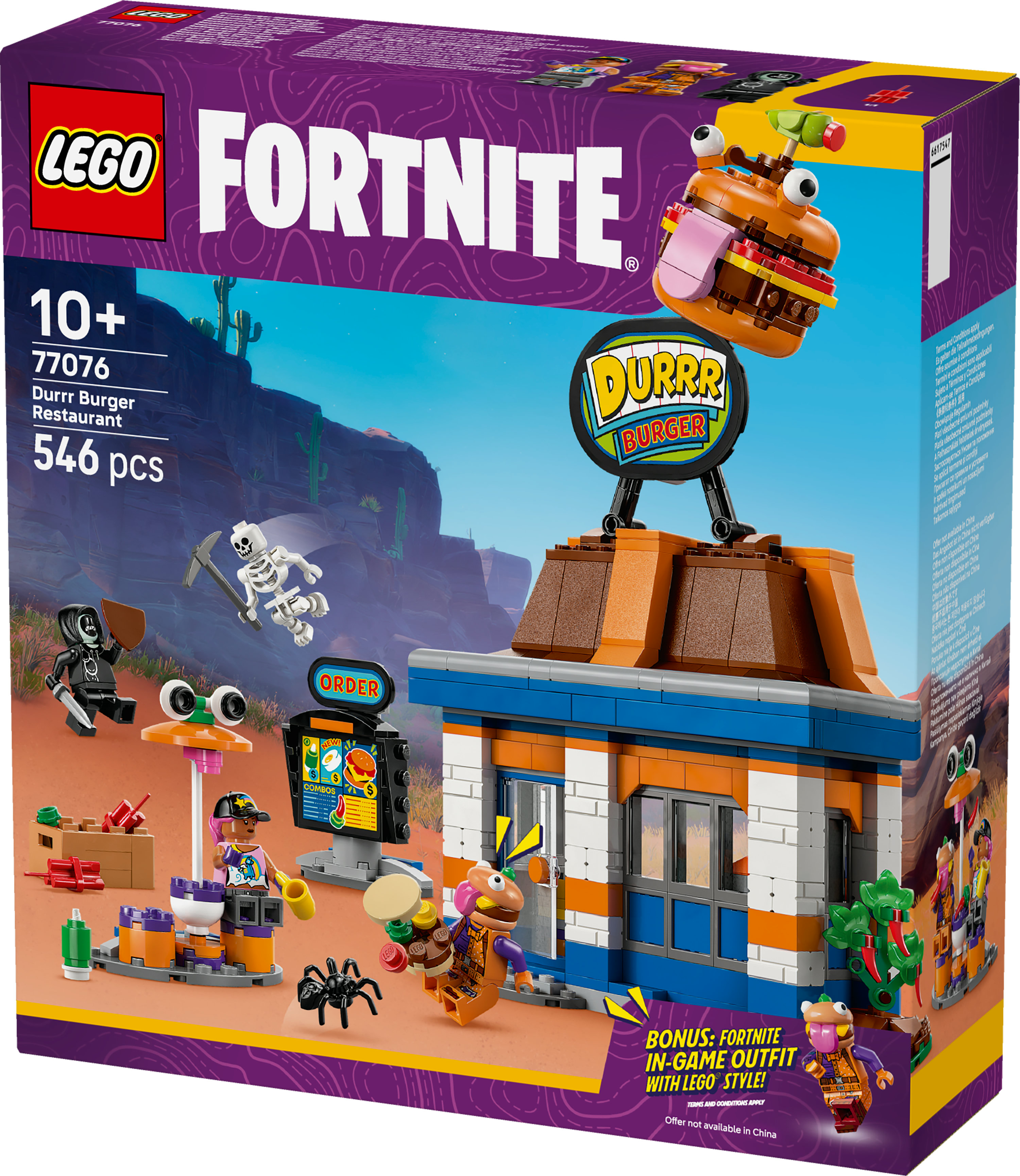 LEGO Fortnite Ristorante di Durrr Burger