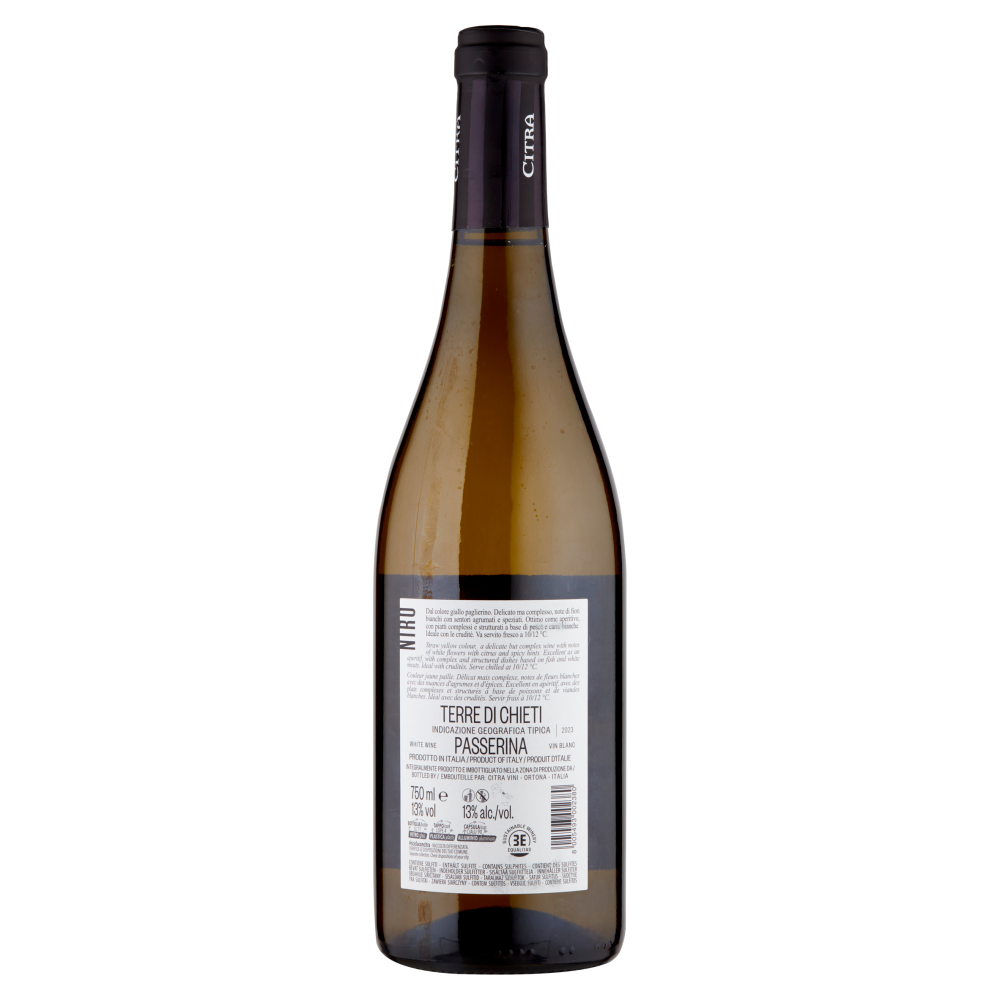Citra Niro Passerina Terre di Chieti IGT 750 ml
