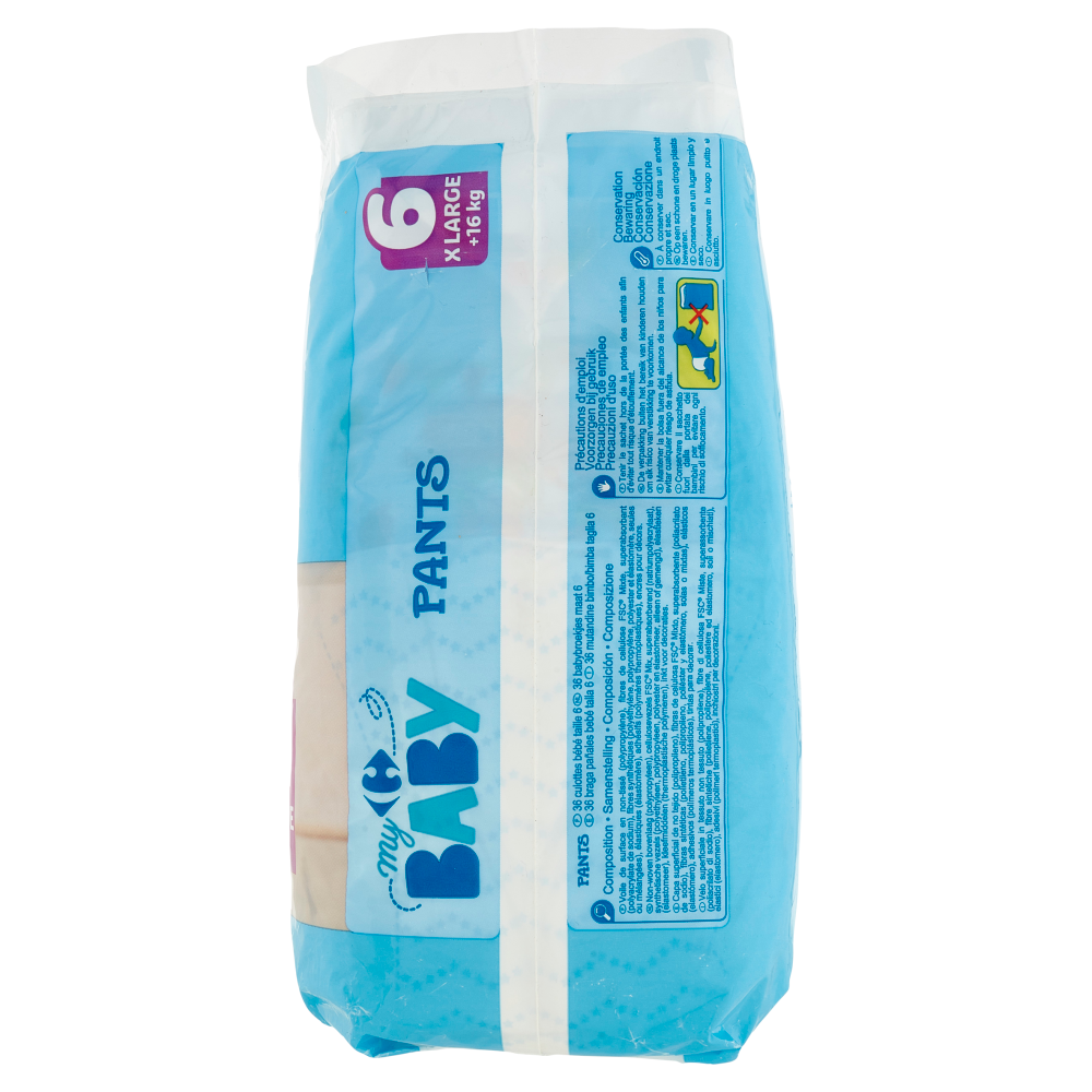 Carrefour my Baby Pants  6 XLarge +16 kg 36 pz