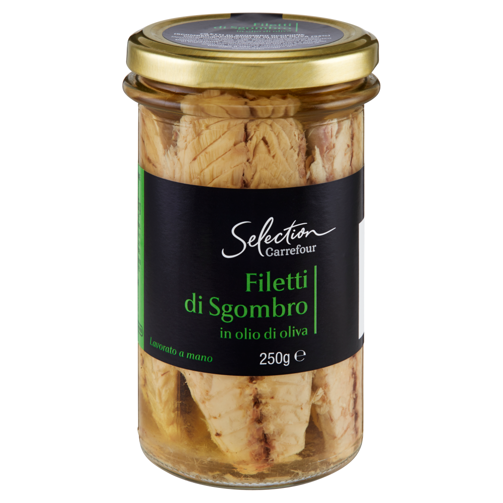 Carrefour Selection Filetti di Sgombro in olio di oliva 250 g