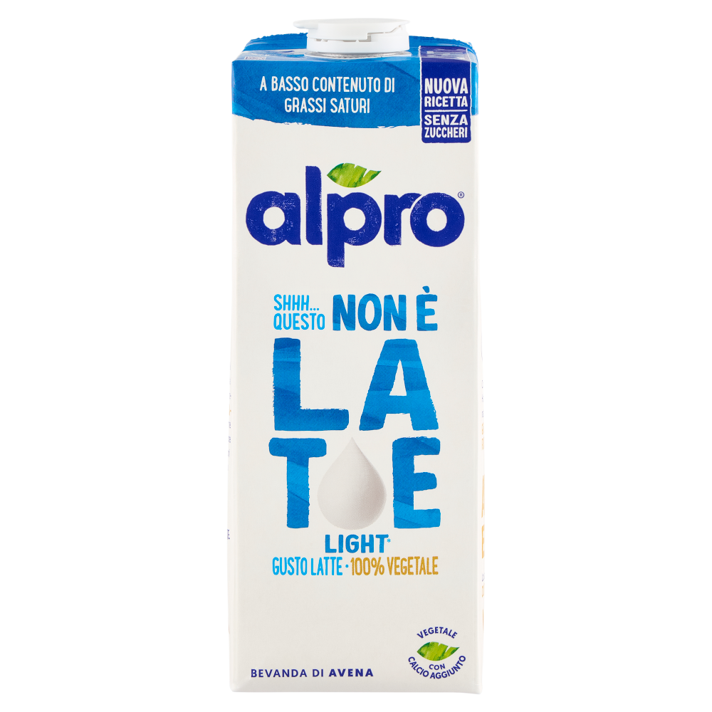 ALPRO Questo Non è Latte Light, Bevanda Vegetale all'Avena Gusto Latte, Senza Lattosio, 1l