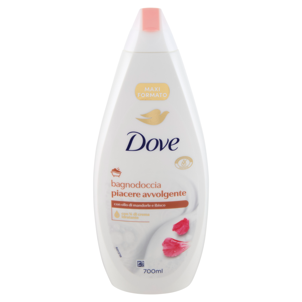 Dove bagnodoccia piacere avvolgente con olio di mandorle e ibisco 700 ml