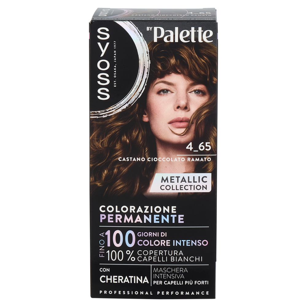 Syoss By Palette Colorazione Permanente 4_65 Castano Cioccolato Ramato