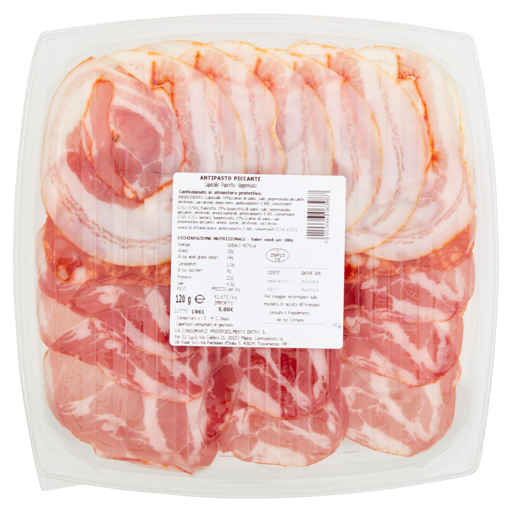 Carrefour Selection l'Antipastio Piccante 120 g