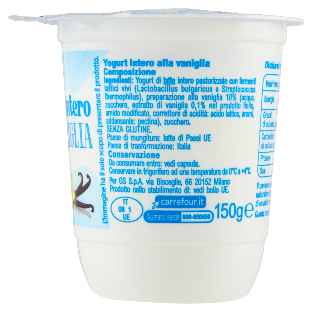 Simpl Yogurt intero alla Vaniglia 150 g