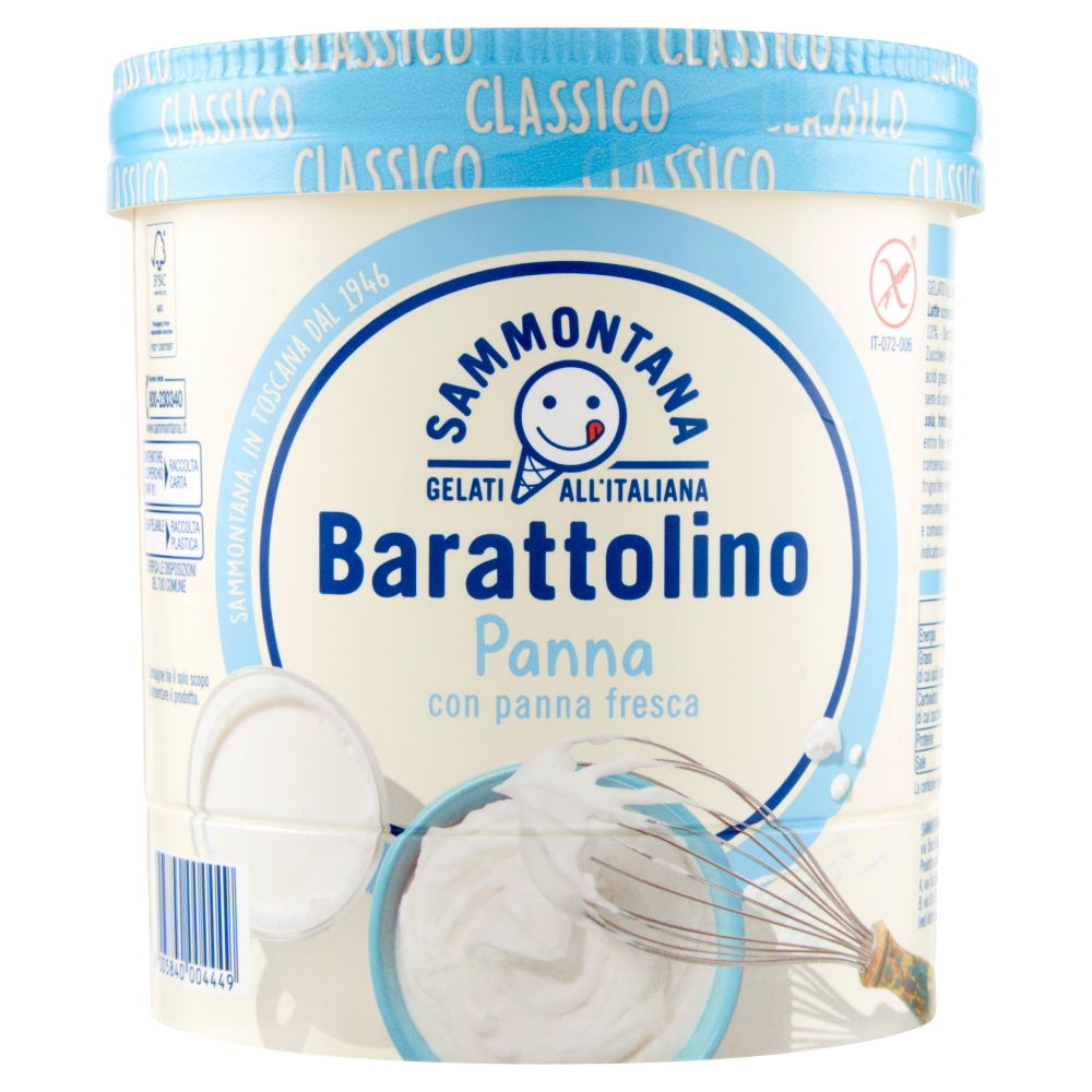 Sammontana Barattolino Classico Panna 500 g