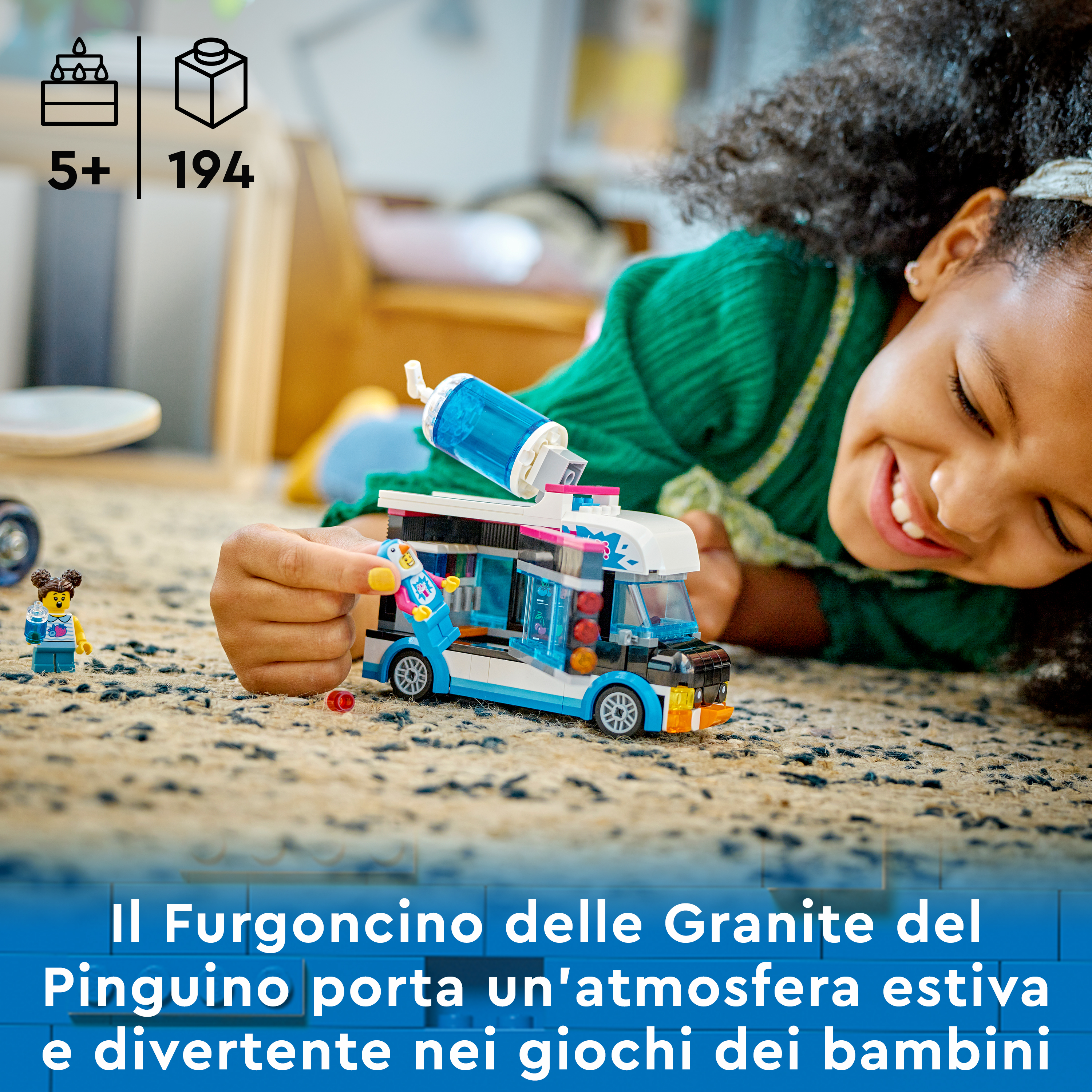 LIGHTAILING Kit di Illuminazione a Led per 60384 Il furgoncino delle granite del pinguino Modello da Costruire - Set di luci a LED compatibile con il modello (non includere il modello