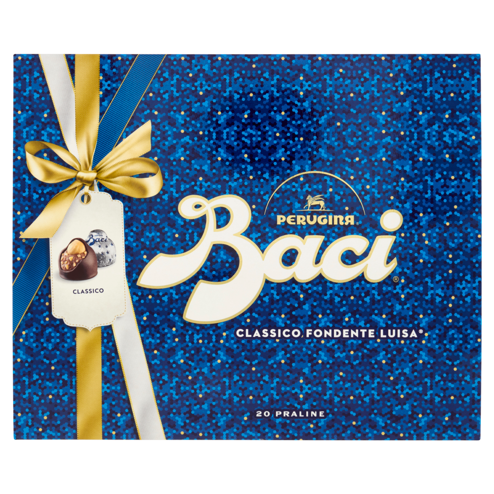 BACI PERUGINA Classico Cioccolatini Fondenti ripieni al Gianduia Scatola Regalo 250g