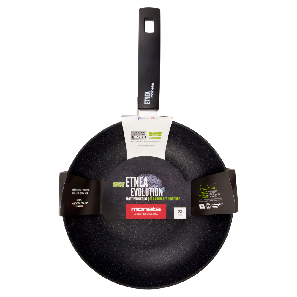 moneta Etnea Evolution wok 1 manico ø 28 cm