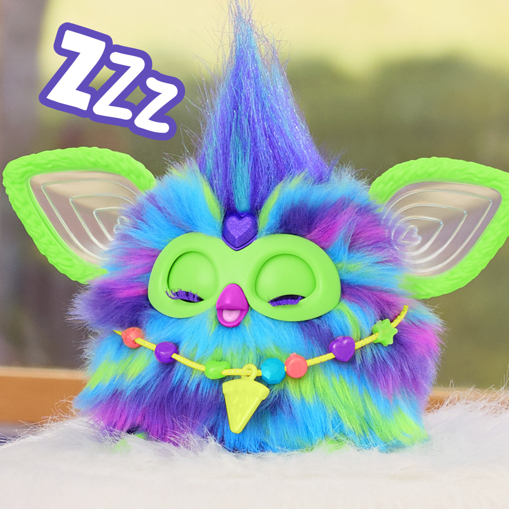 Furby Aurora Furborealis, si illumina al buio, giocattolo di peluche interattivo