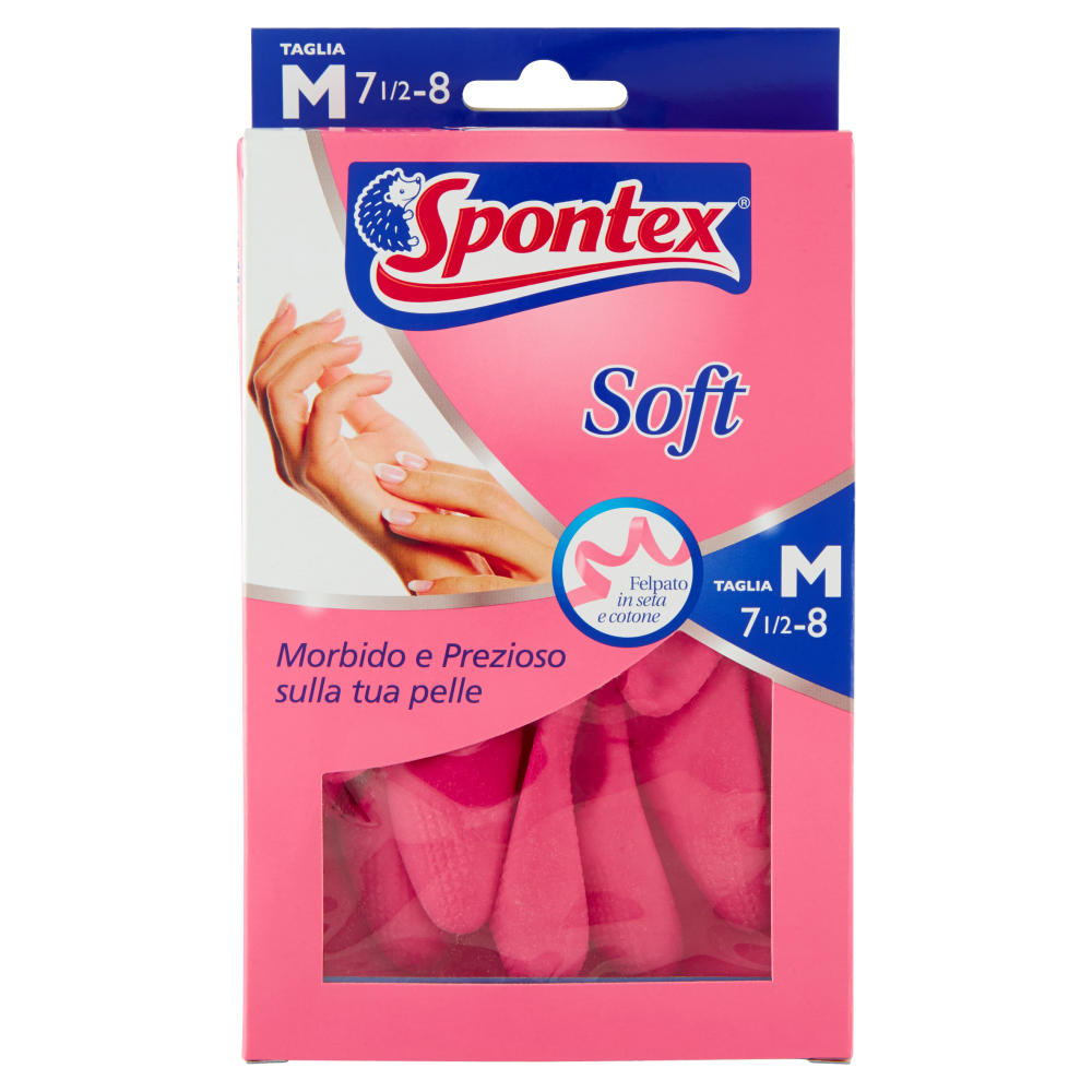 Spontex Guanti Casalinghi Comfort Taglia M