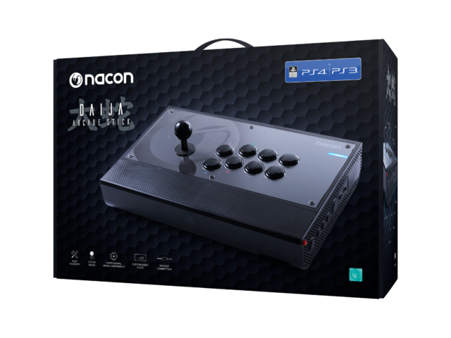 NACON PS4OFARCADESTICK periferica di gioco Nero Simulazione di Volo Analogico/Digitale PC, PlayStation 4, Playstation 3