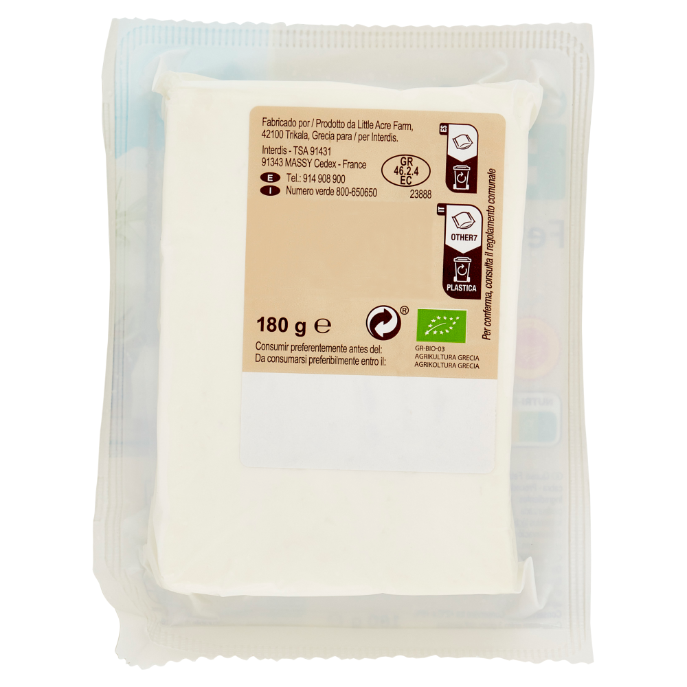 Carrefour Bio Feta DOP 180 g