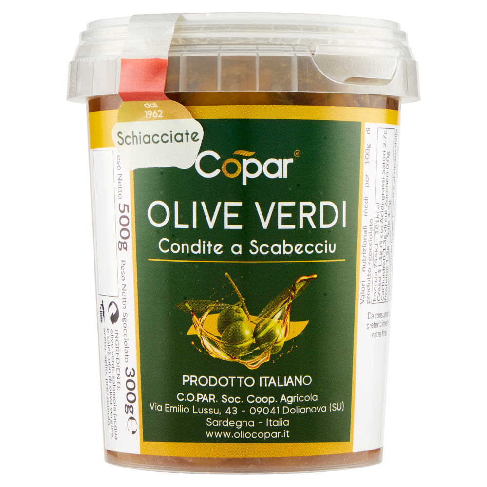 Copar Olive Verdi Condite a Scabecciu 500 g