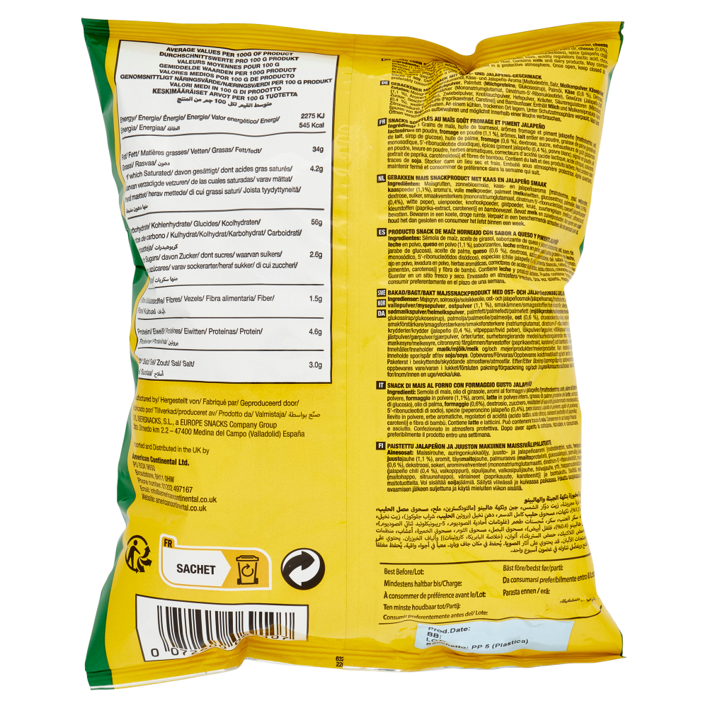 Herr's Jalapeño Cheese Curls 113 g