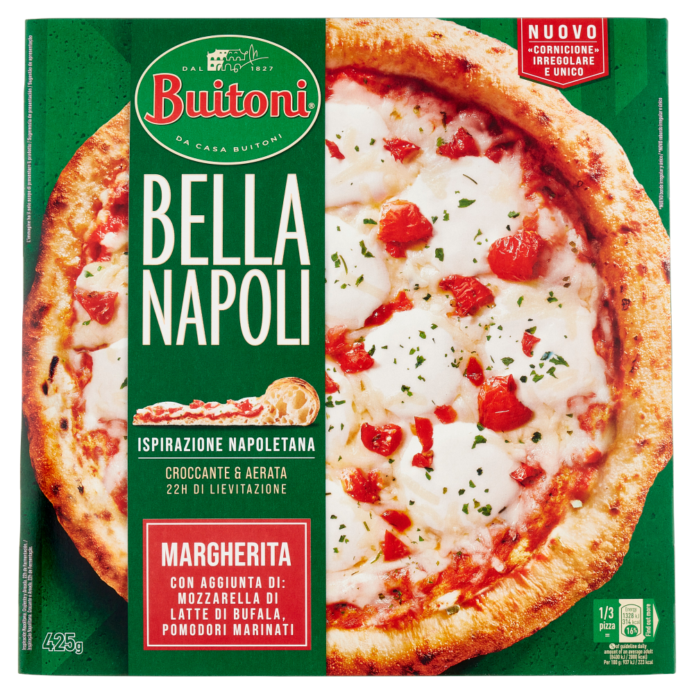 BUITONI Bella Napoli Margherita Pizza surgelata (1 pizza) 425g Carrefour