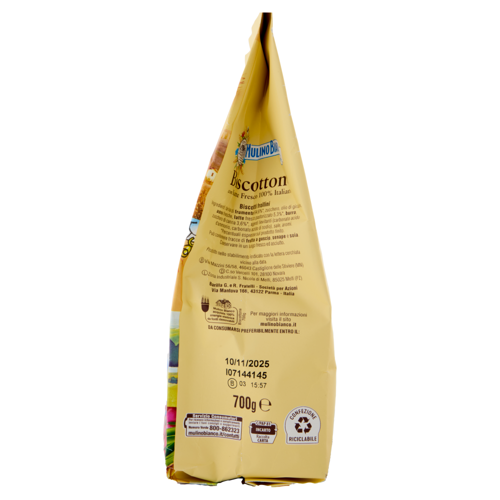 Mulino Bianco Biscottone Biscotti con Latte Fresco 100% Italiano 700g