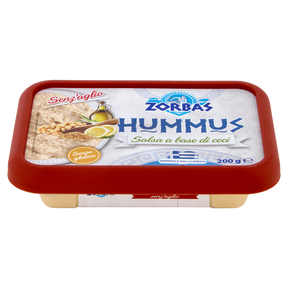 Zorbas Hummus Salsa a base di ceci Senz'aglio 200 g
