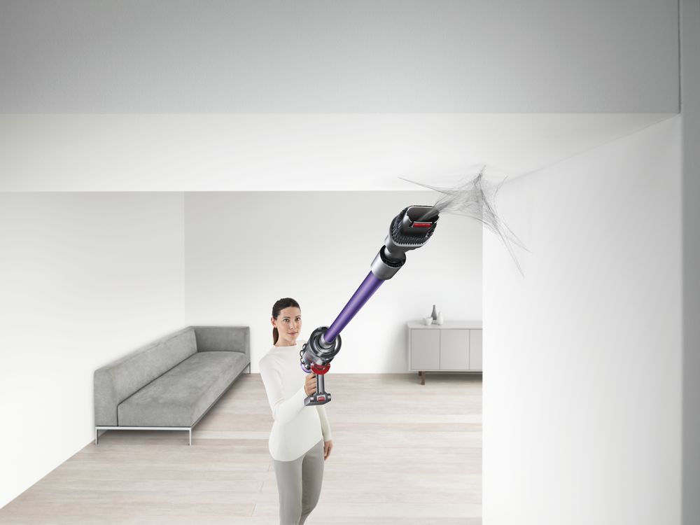 Dyson V11 Animal Extra Aspirapolvere a bastone 2 in 1 Batteria Secco Ciclonico Senza sacchetto 0,76 L Nichel, Viola