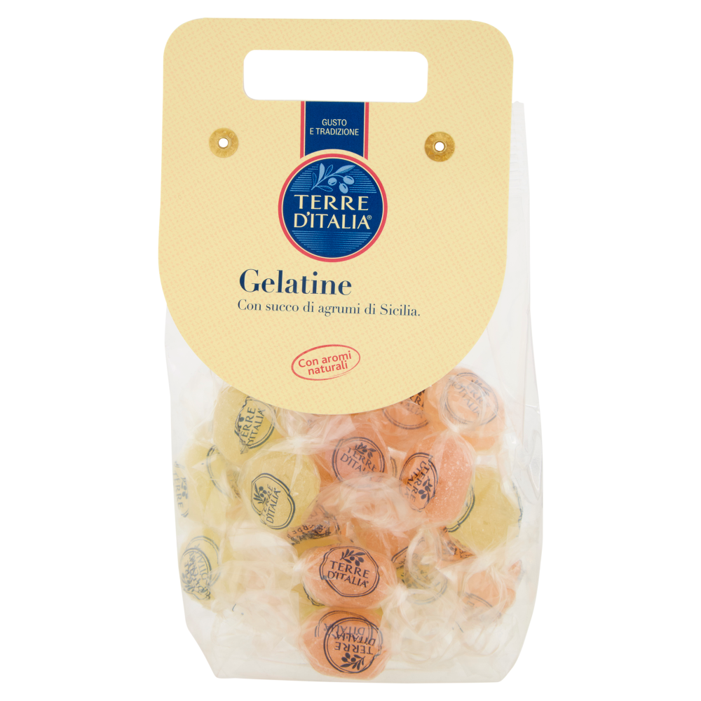 Terre d'Italia Gelatine con succo di agrumi di Sicilia 200 g