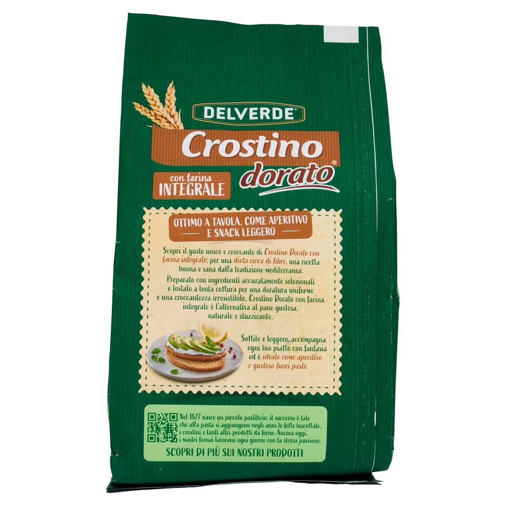 Delverde Crostino dorato con farina Integrale 300 g