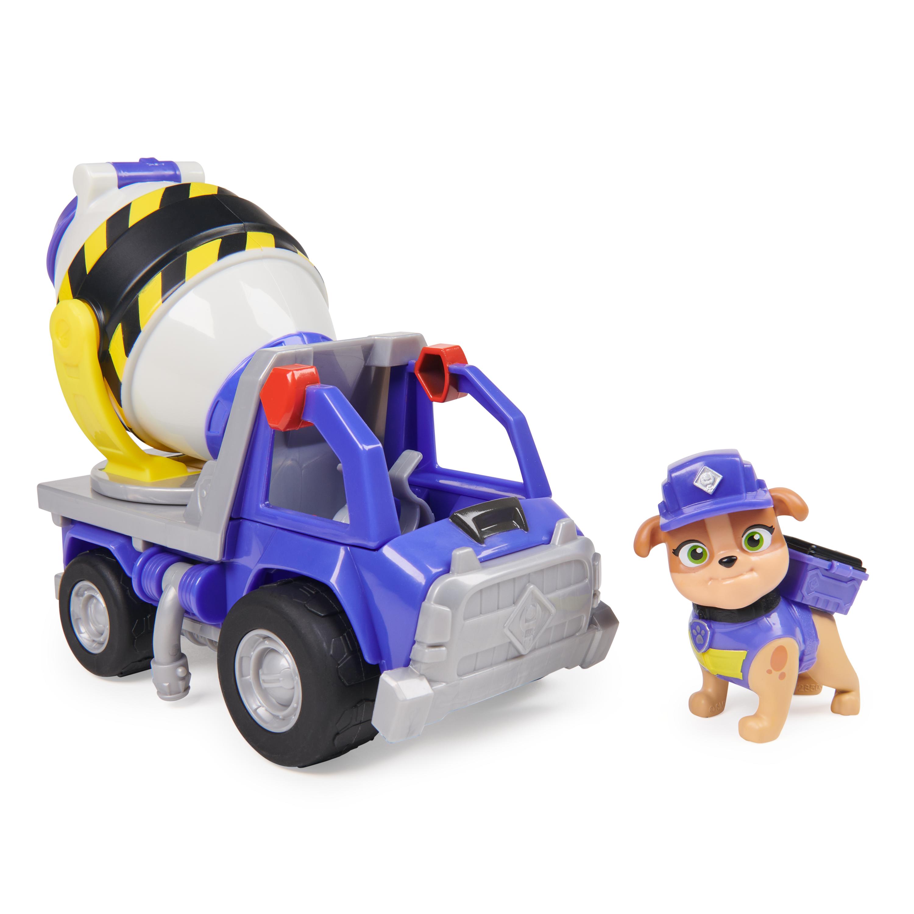 Rubble & Crew , camion giocattolo Charger's Crane Grabber con parti mobili e action figure da collezione, giocattoli per bambini dai 3 anni in su