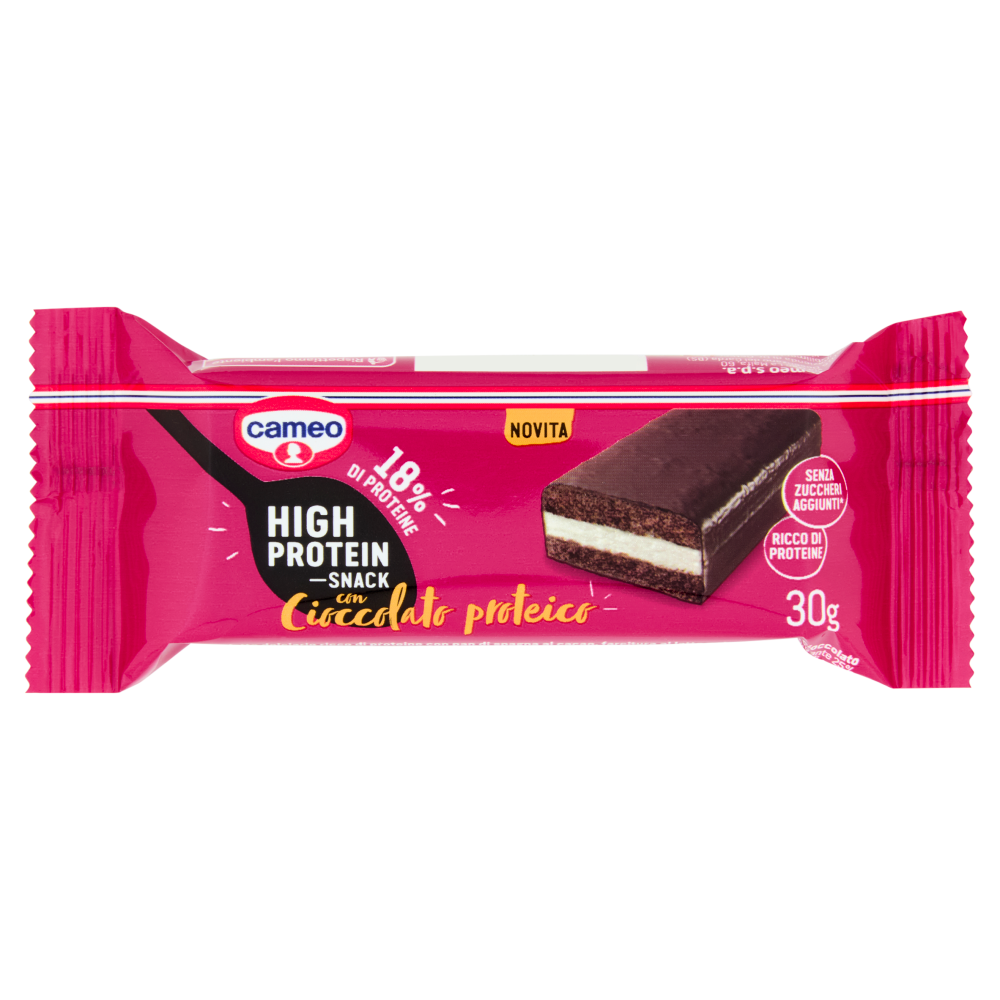 cameo High Protein Snack con Cioccolato proteico 30 g Carrefour