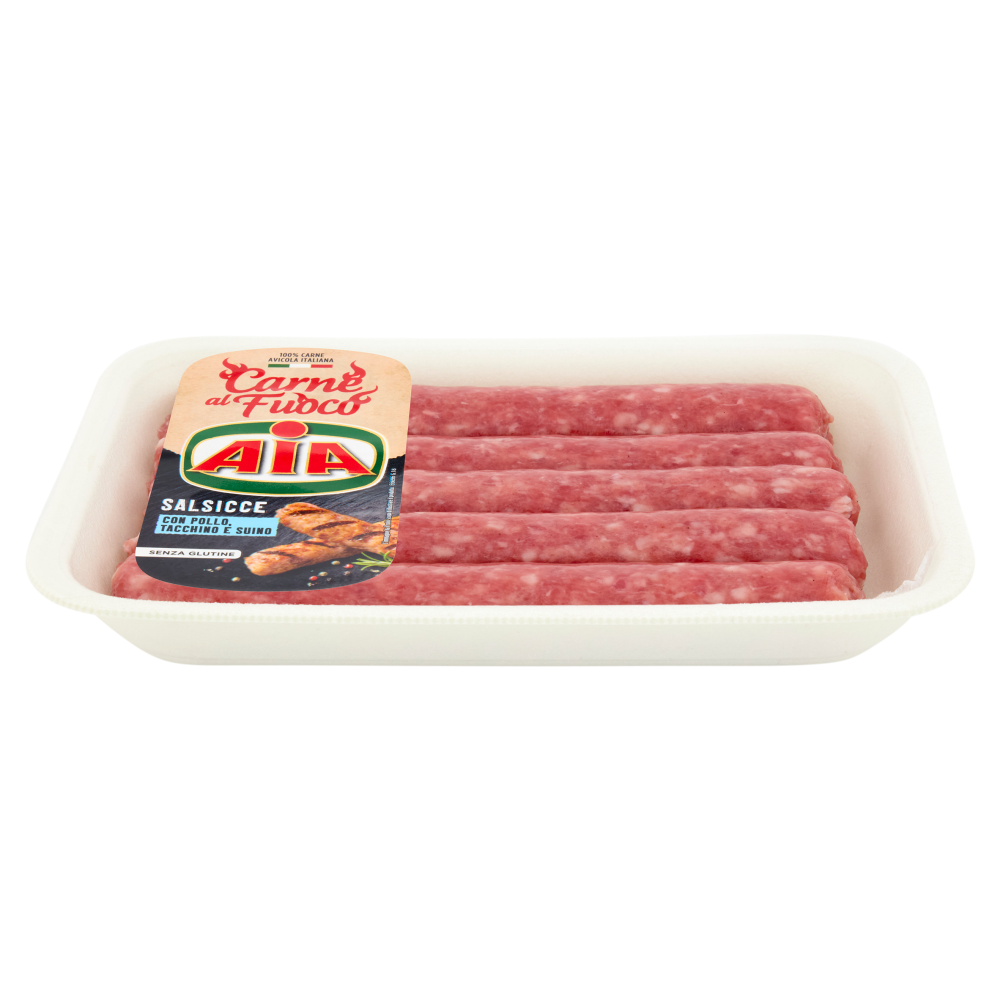Aia Carne al Fuoco Salsicce con Pollo, Tacchino e Suino 0,400 kg