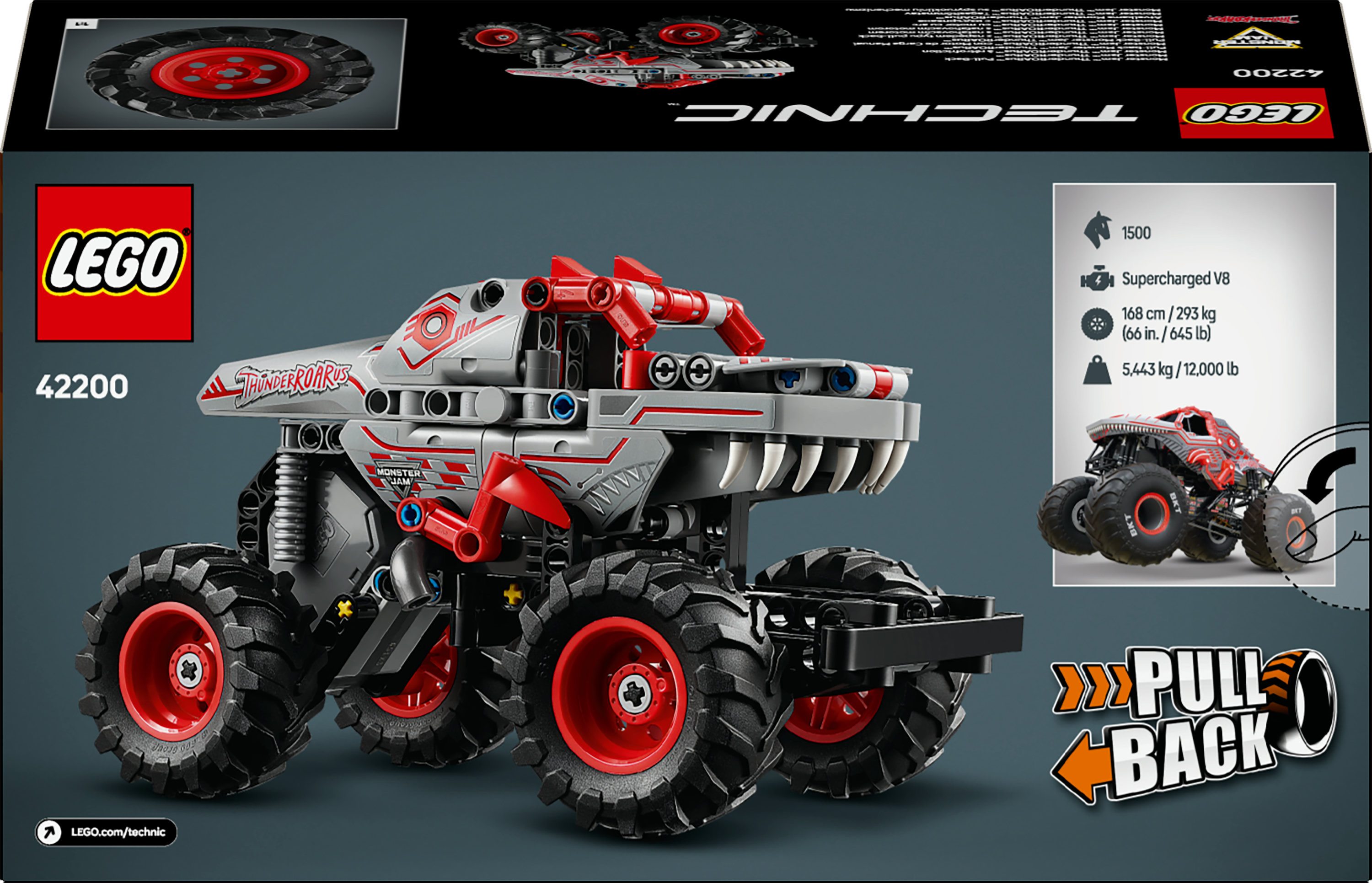 LEGO Technic Pull-back Monster Jam™ ThunderROARus™