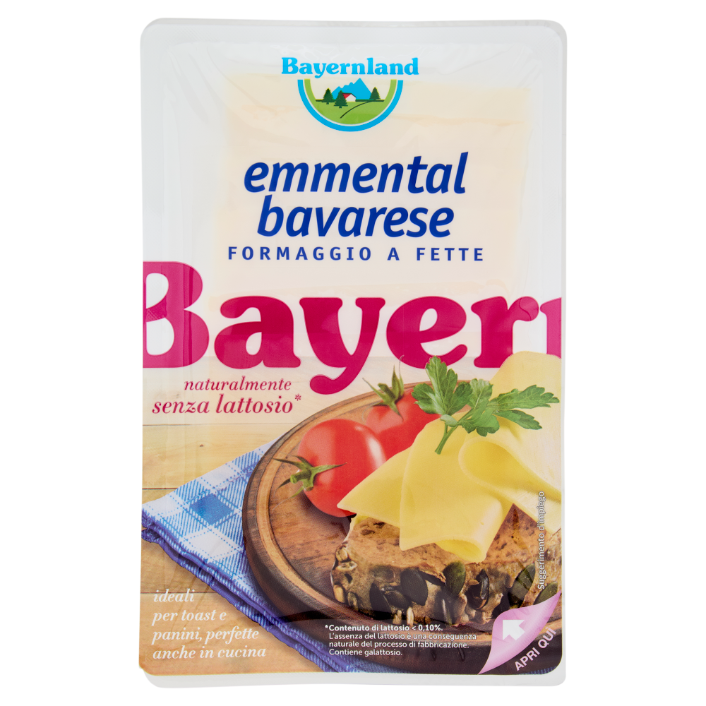 Bayernland emmental bavarese Formaggio a Fette 100 g