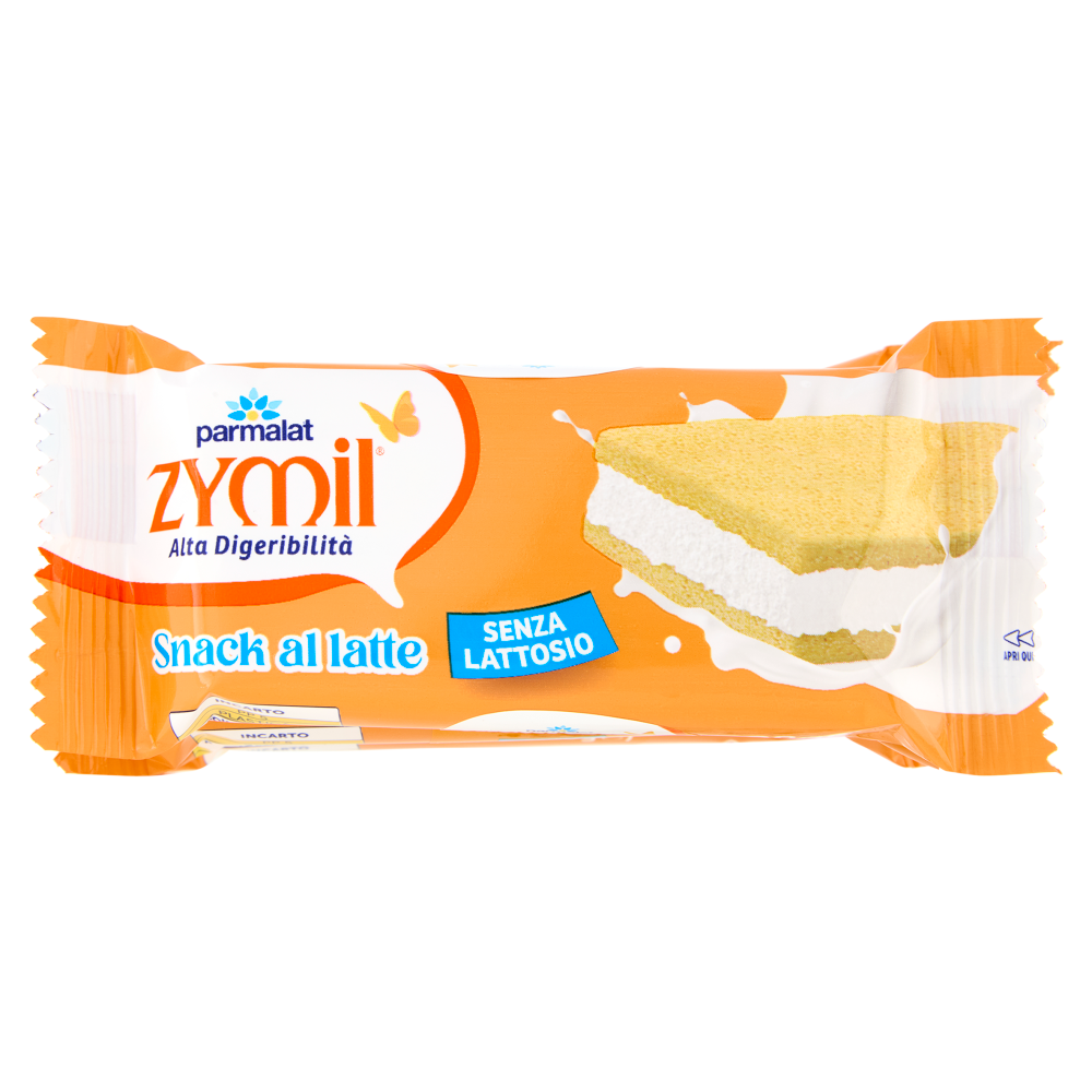 ZYMIL Alta Digeribilit&agrave; Senza Lattosio Snack al Latte 4 x 28 g