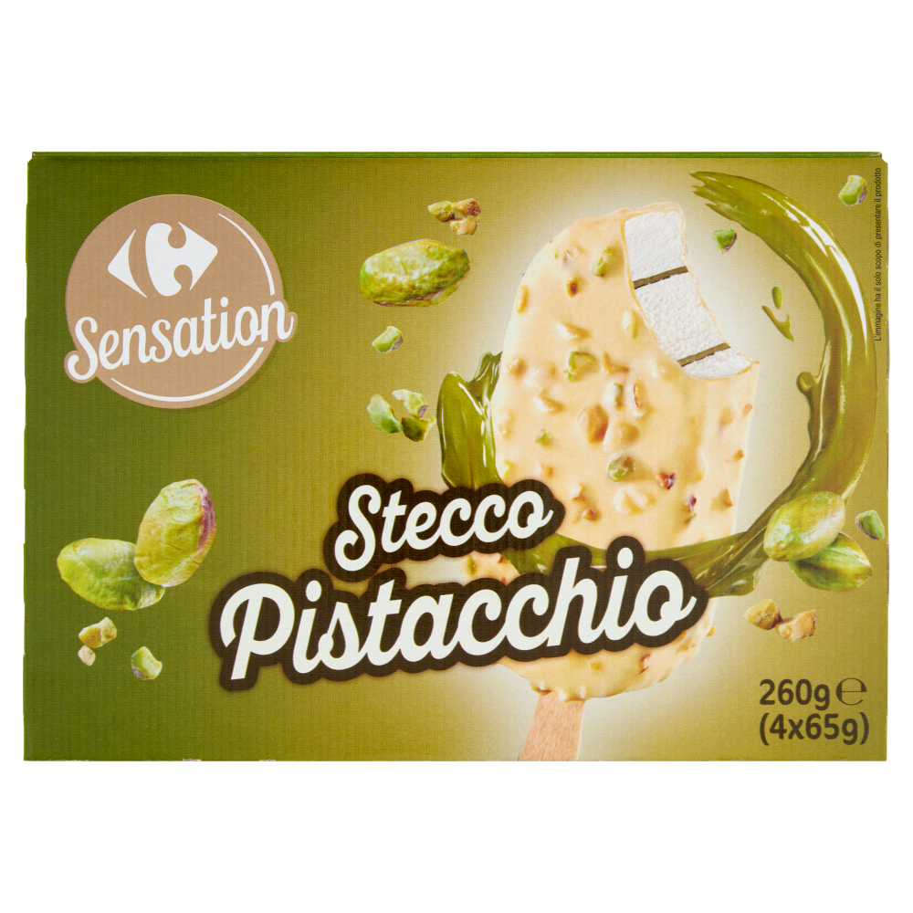 Carrefour Sensation Stecco Pistacchio 4 x 65 g