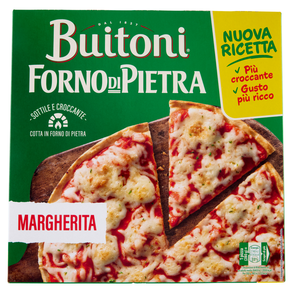 BUITONI Forno di Pietra Margherita Pizza Surgelata 1 pizza 280 g