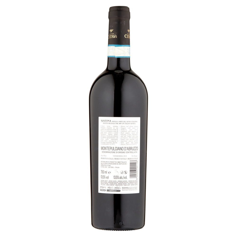 Codice Citra Sistina Montepulciano d'Abruzzo D.O.C. 750 ml