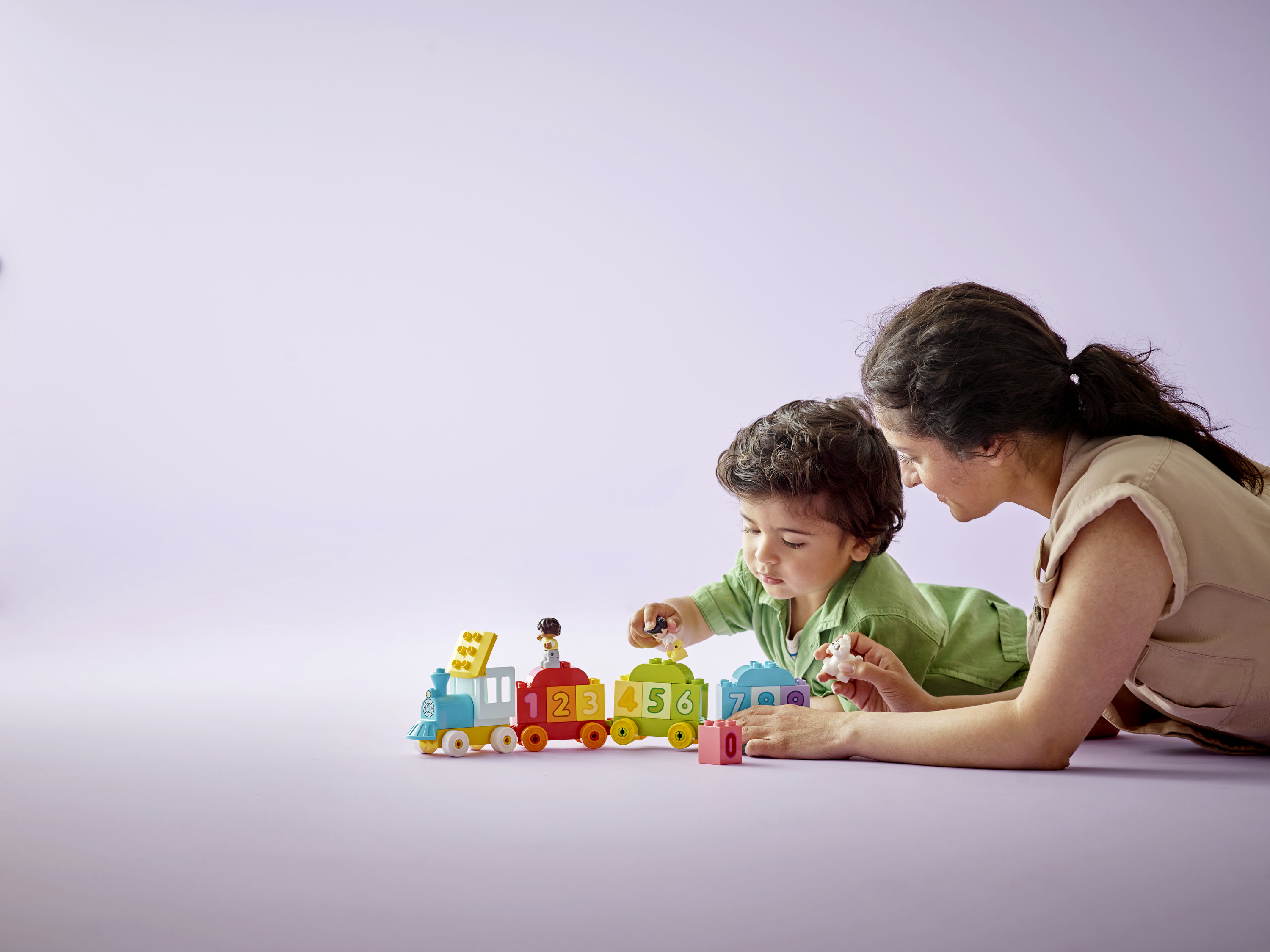 LEGO DUPLO 10954 Treno dei Numeri - Impariamo a Contare, Giochi Didattici con Mattoncini Numerati per Bambini e Bambine da 1+