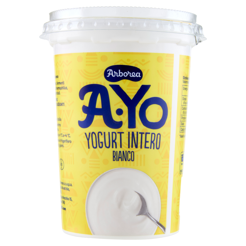 Arborea A-Yo Yogurt Intero Bianco 500 g