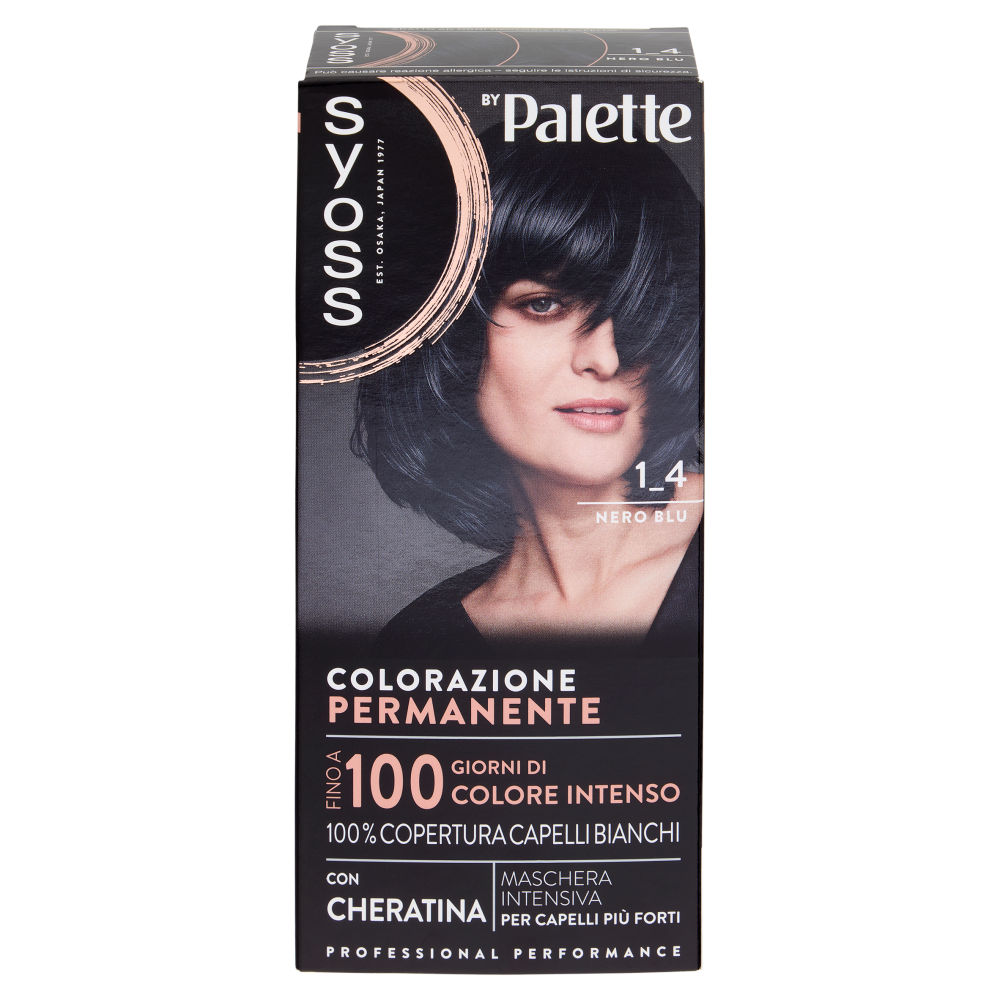 Syoss By Palette Colorazione Permanente 1_4 Nero Blu