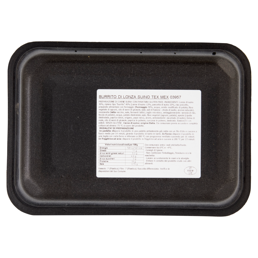 Martini Winter on Fire Burrito di Lonza di Suino Tex Mex 0,310 kg