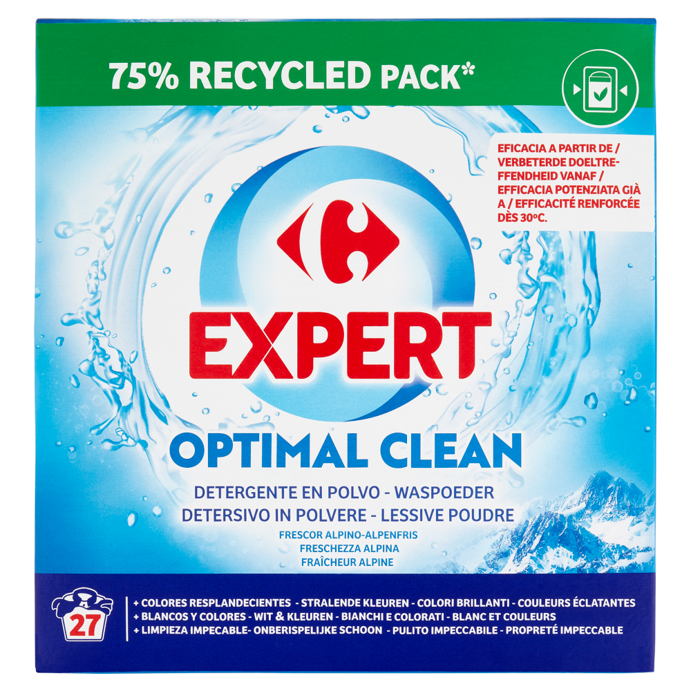 Carrefour Expert Detersivo in Polvere Freschezza Alpina 1,350 kg