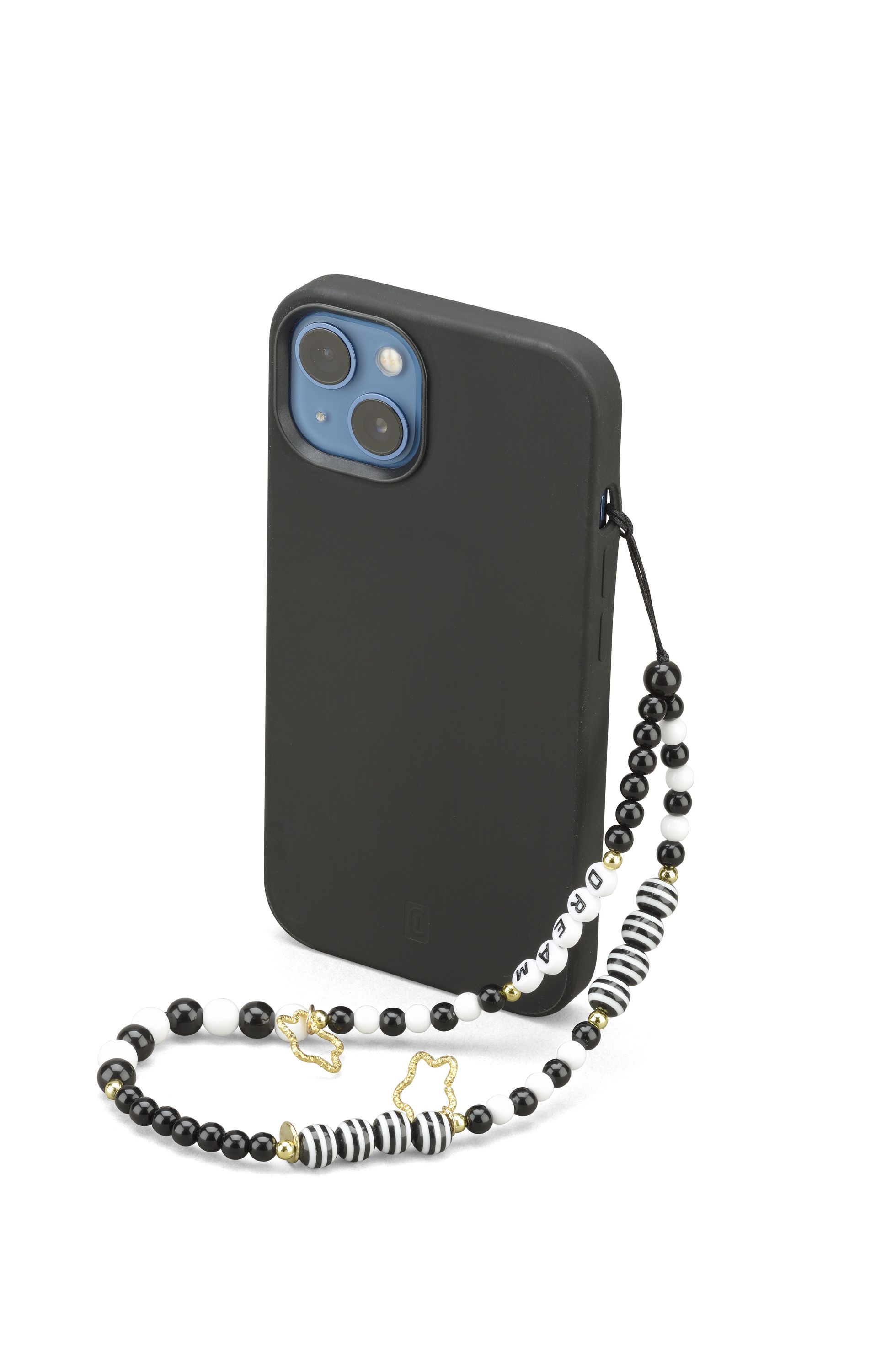 Cellularline Phone Strap Classy - Universale Laccetto colorato di perline per personalizzare lo smartphone