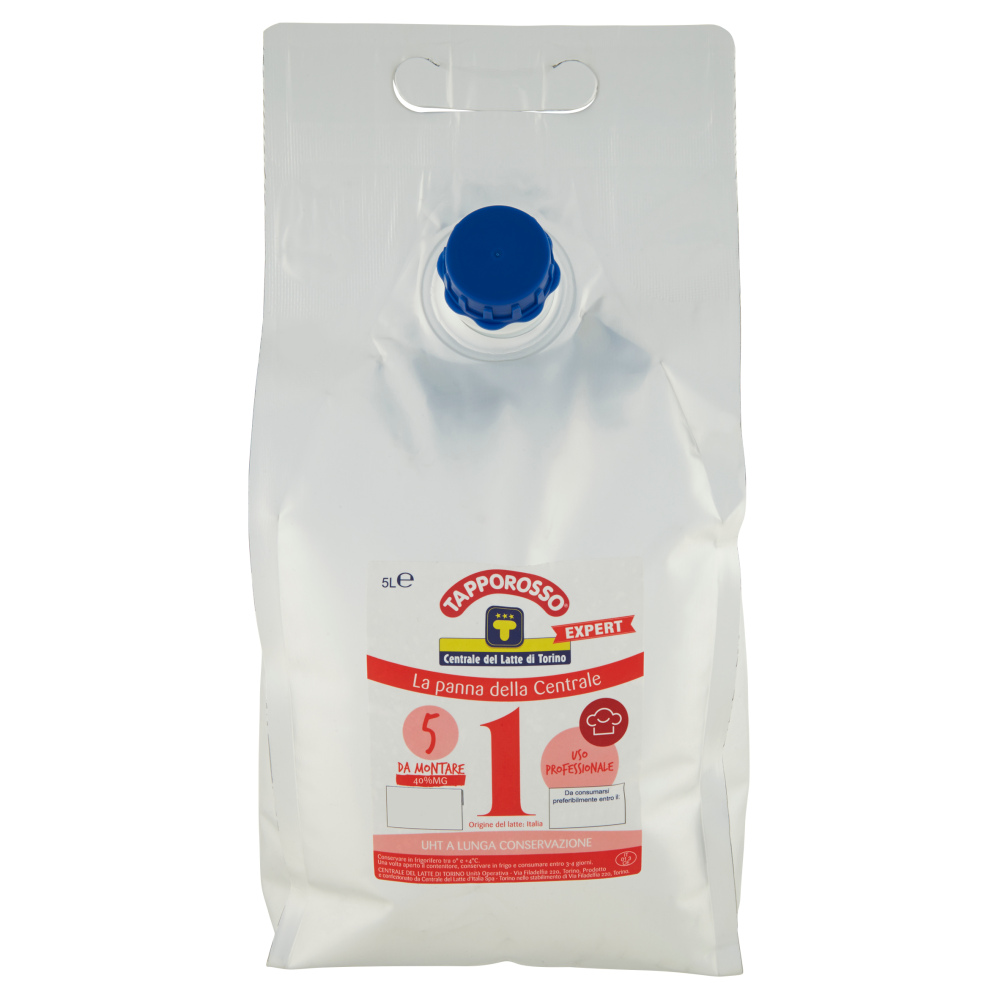 Centrale del Latte di Torino Tapporosso Expert la Panna della Centrale da Montare 5 L
