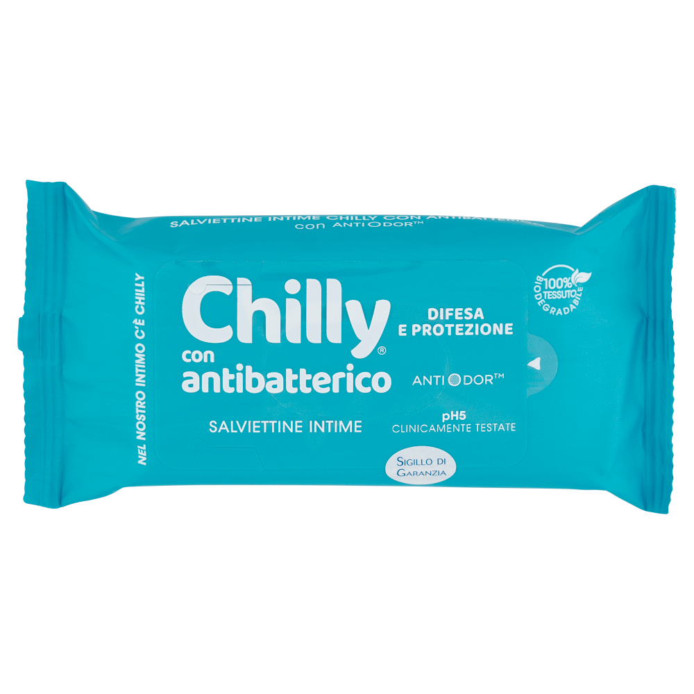 Chilly con antibatterico Salviettine Intime 12 pz