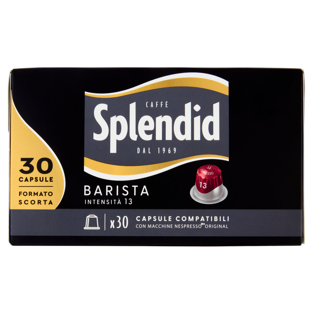 Splendid Barista 13 - 30 Capsule Caff&egrave; Compatibili con Macchine Nespresso*&reg; Original 156g