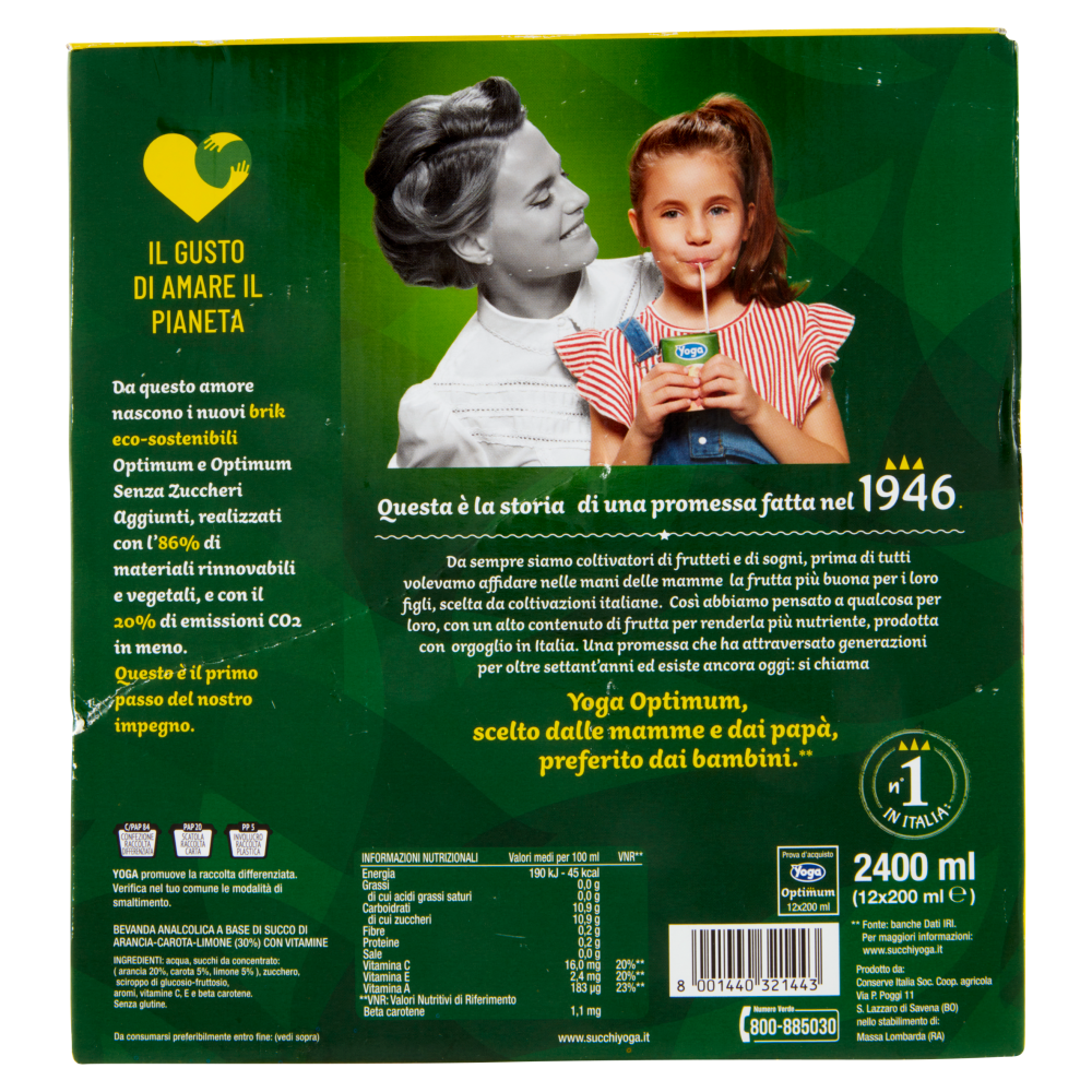 Yoga Optimum Ace 12 x 200 ml